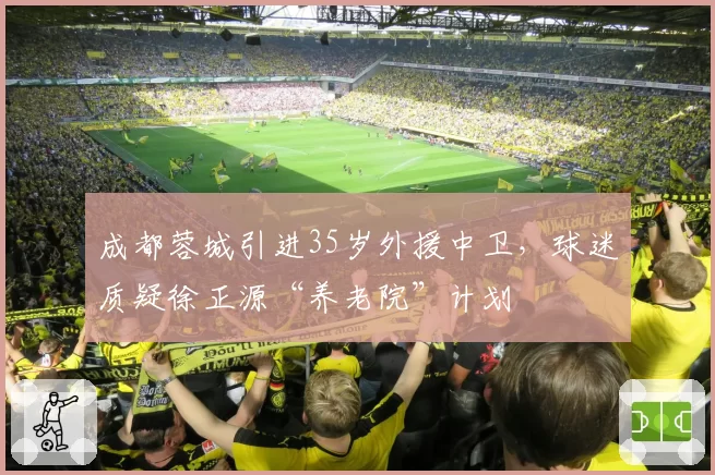 成都蓉城引进35岁外援中卫，球迷质疑徐正源“养老院”计划